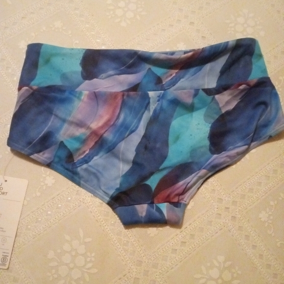 🆕 Athleta Malibu Printed Boyshort in Make A Splash Cool, XS, NWT - Picture 10 of 15